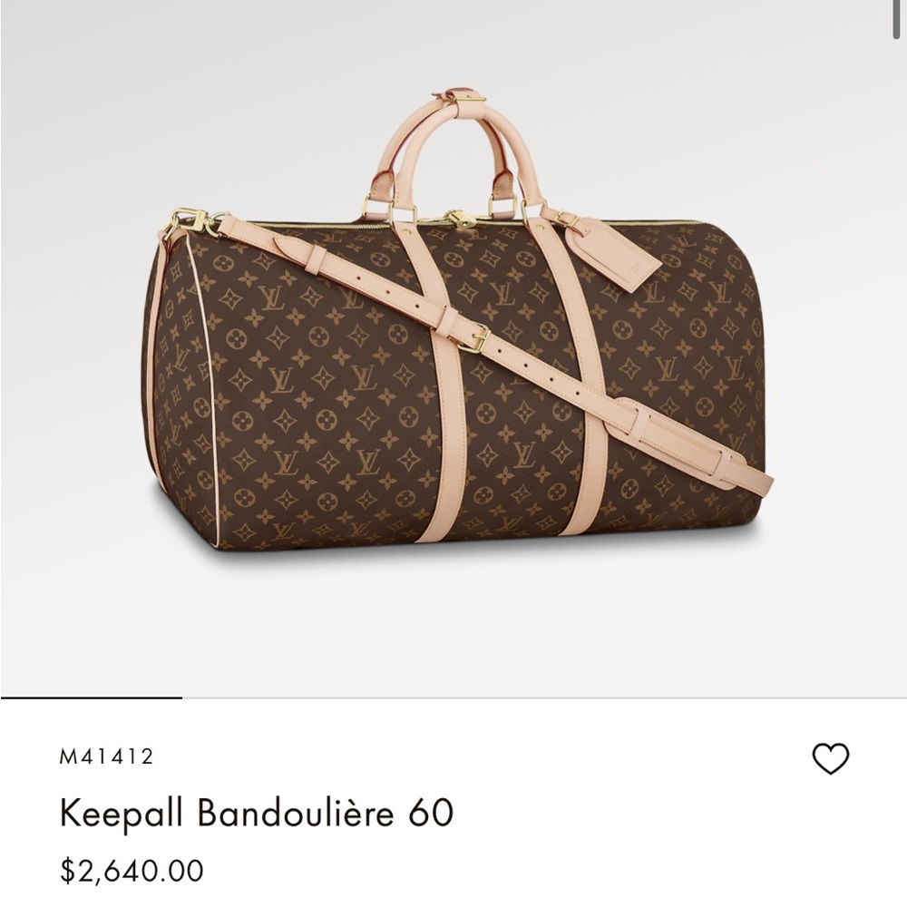 Louis Vuitton Keepall Bandoulière 60
